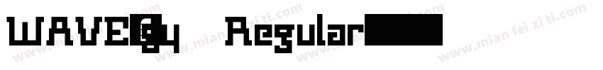 WAVE-94 Regular字体转换